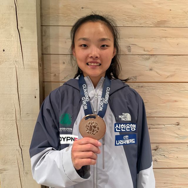 2026 IFSC 월드 클라이밍 시리즈 7차 대회 여자부 리드 동메달을 따낸 서채현