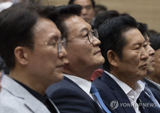 한자리에 모인 김민석, 송영길, 정청래
