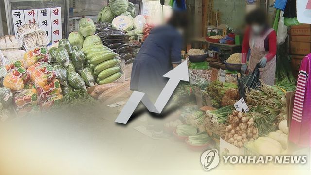 고기 이어 채소 가격도 '들썩'(CG)