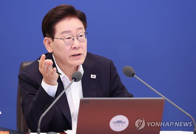발언하는 이재명 대통령