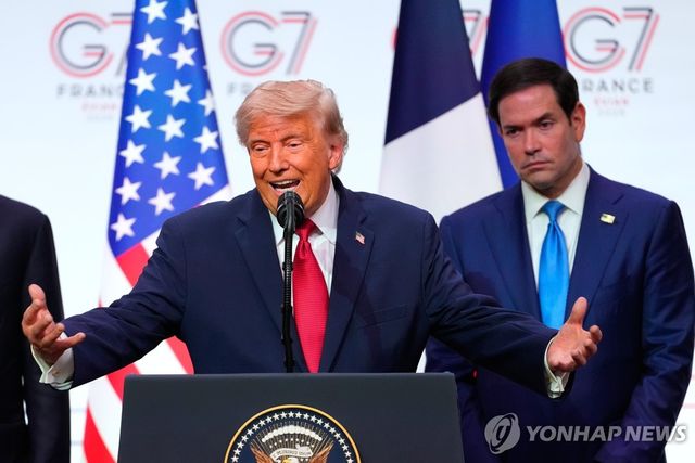 트럼프 대통령과 루비오 장관