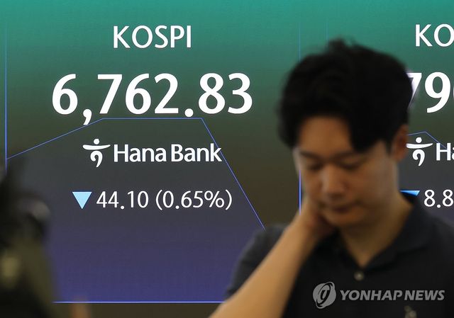 뒷 목 잡은 한국 증시