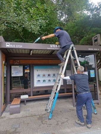 울주군, 버스 승강장 차양막 정비