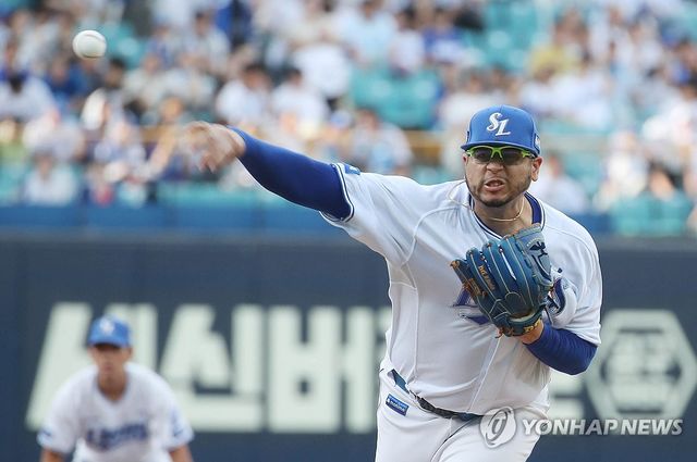 삼성 후라도 '역투'