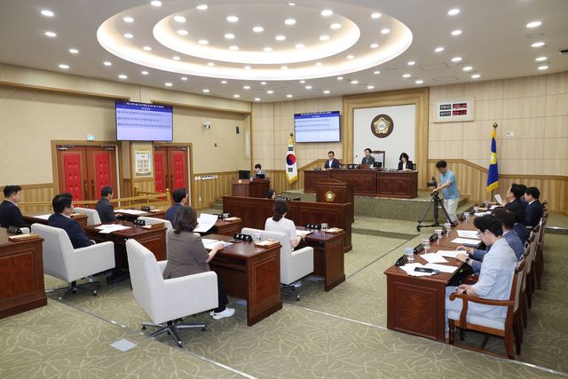 지난 14일 열린 울산 동구의회 임시회