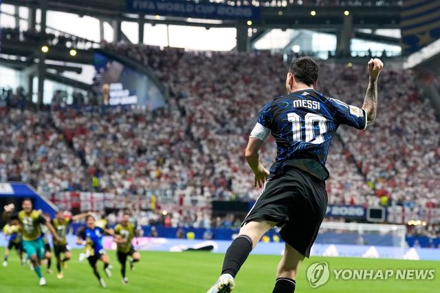 결승골 어시스트한 메시
