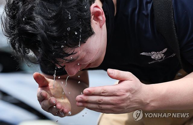 찜통더위 속 훈련 완료