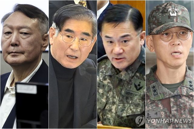 윤석열·김용현·여인형·김용대