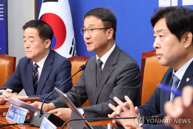 한병도 당 대표 직무대행, 최고위에서 발언