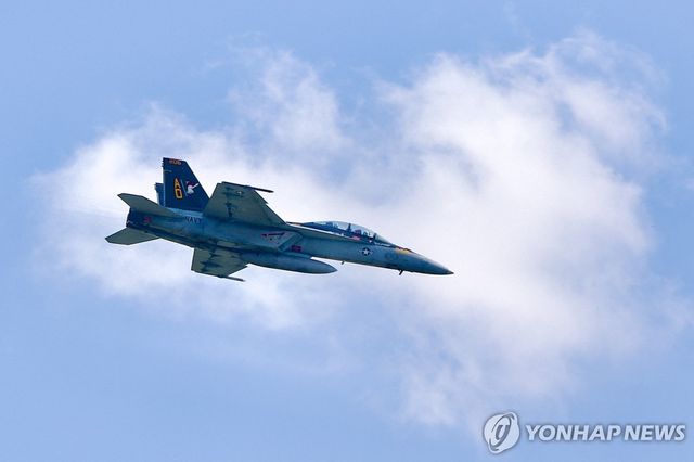 미 해군 F-18 전투기(기사와 직접 관련 없음)