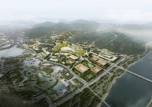 대통령세종집무실 들어설 국가상징구역 조감도
