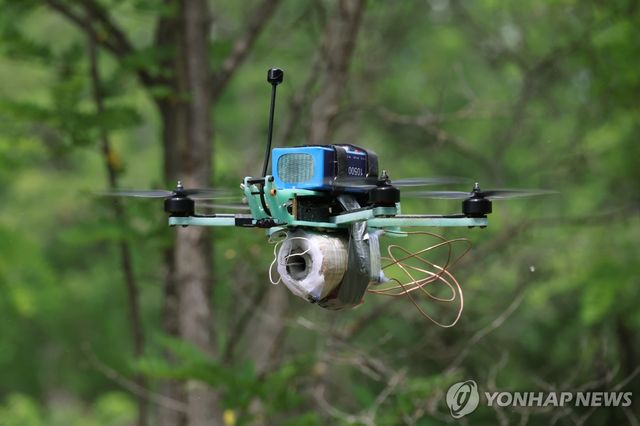 자포리자 전선에 배치된 러시아군 FPV 드론