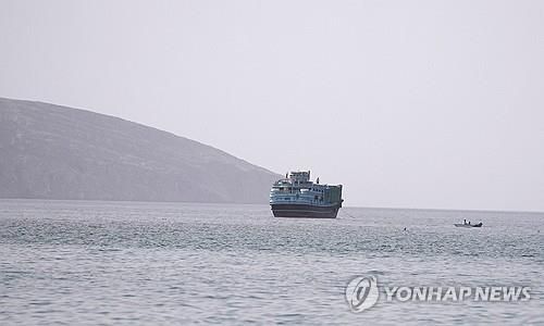 호르무즈 해협의 선박