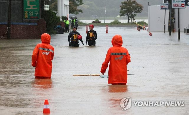 2023년 여름 침수된 강릉 진안상가