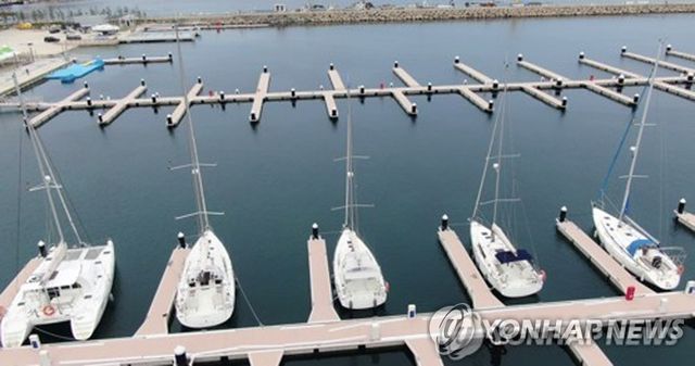 2022년 완공된 경북 울진 마리나항