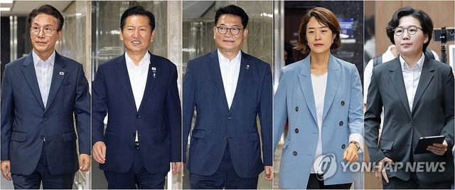5인의 더불어민주당 당권주자