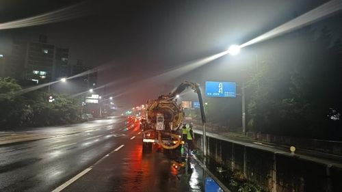 도로 침수 현장