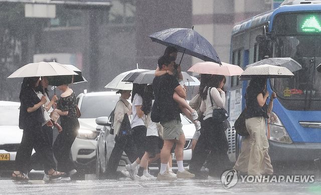 장맛비 쏟아지는 대구