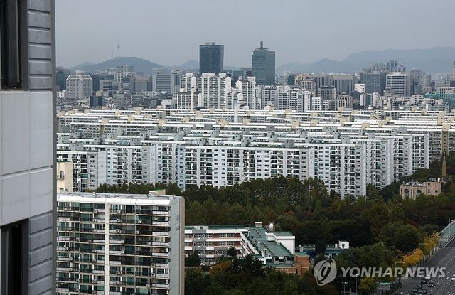 서울 강남구 대치동 은마아파트 일대 전경