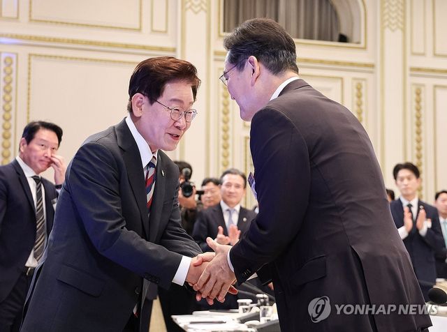 이재명 대통령과 이재용 회장