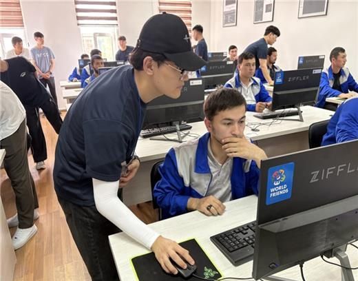 한국폴리텍대 학생·교직원, 우즈베크 기술교육 봉사