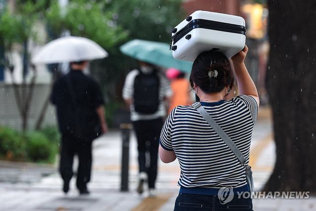 폭염 뒤 소나기