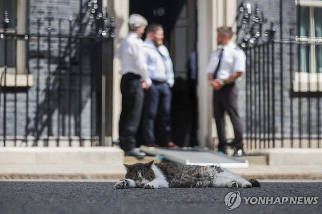 6월 21일 다우닝가 10번지 앞 래리