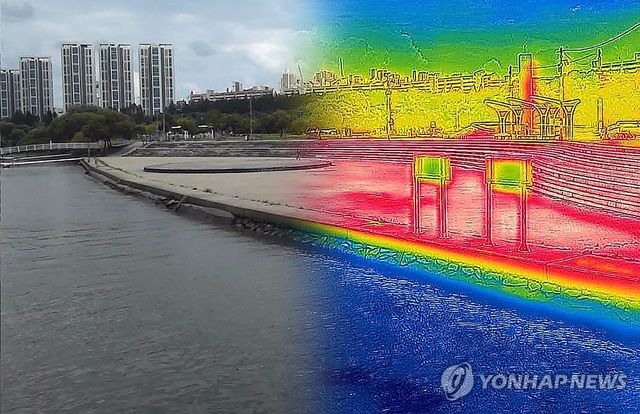 더위가 계속되는 한강공원