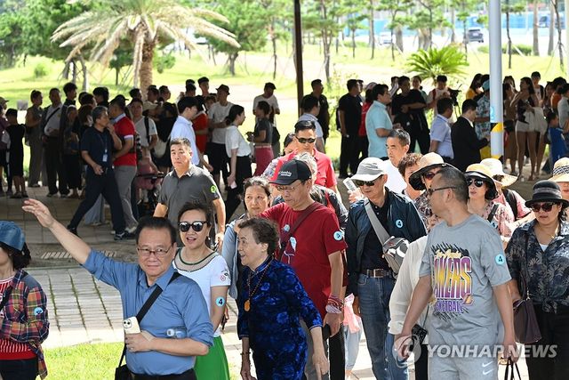 제주 찾은 중국 단체관광객