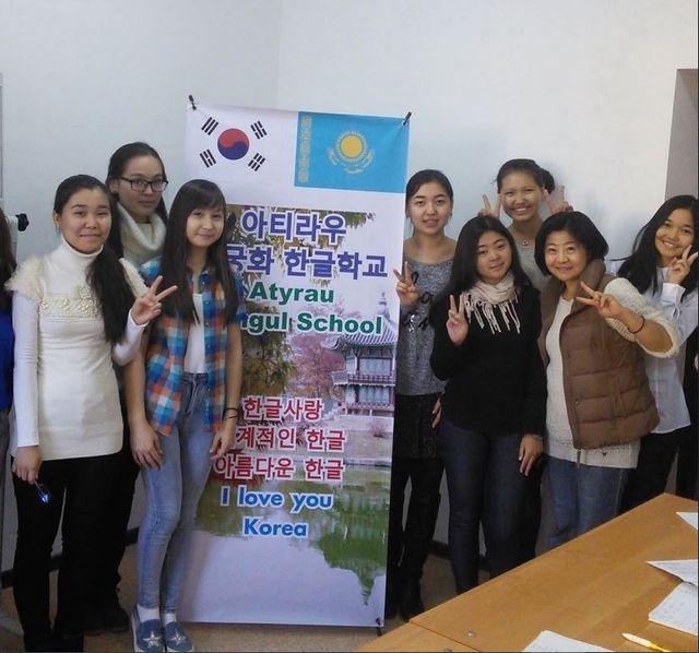 2017년 학생들과 종강 기념 촬영