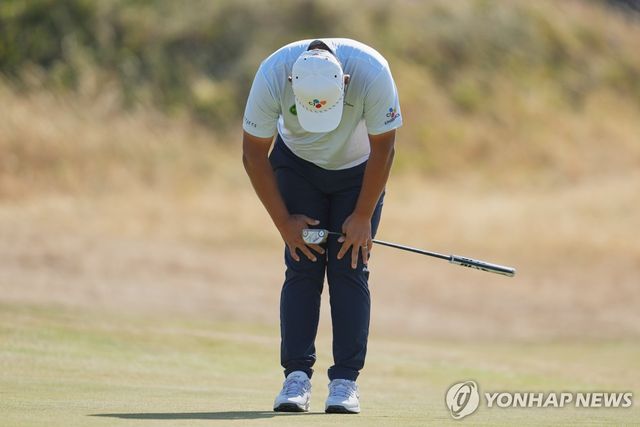 다리 통증 느끼는 김시우