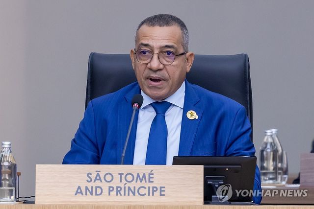 2024년 6월 한국에서 열린 한-아프리카 정상회의에 참석한 카를루스 마누엘 빌라 노바 상투메프린시페 대통령 [연합뉴스 자료사진]