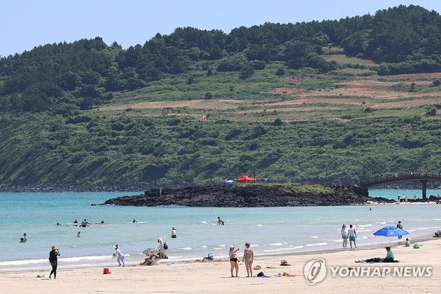 함덕 해변의 여름