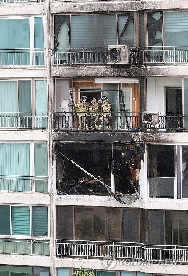 압구정 한양아파트 화재