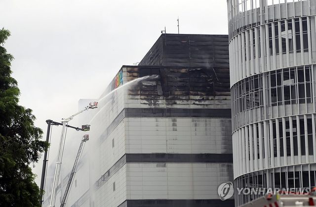 인천 쿠팡 물류센터 화재 현장