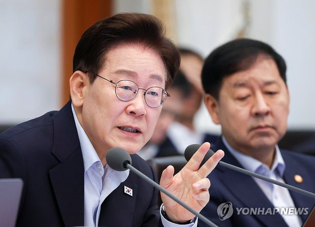 이재명 대통령, 국무회의 발언