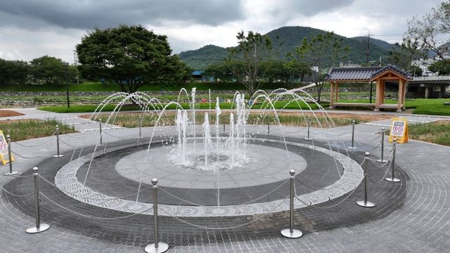 경천 두물머리 바닥분수