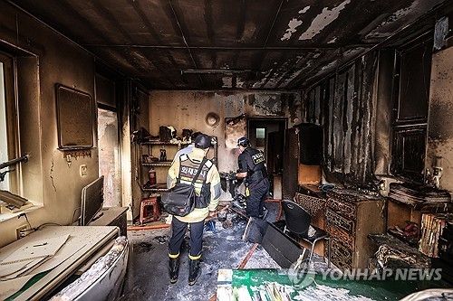 경산 아파트서 폭발 추정 사고…8명 부상