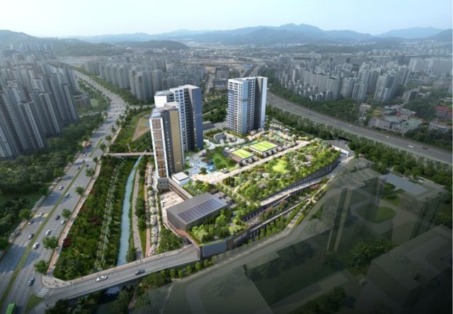 장지차고지 입체화사업 조감도 