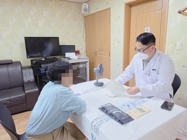 석면 건강영향조사 모습