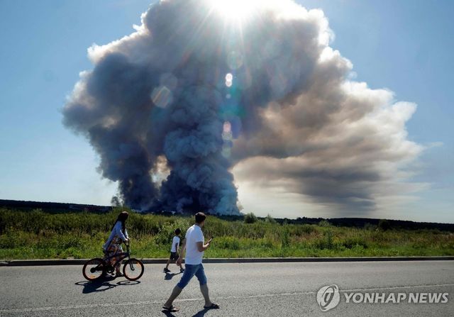 우크라이나 공격을 받은 와일드베리 물류창고