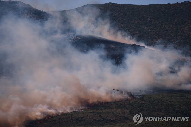 스페인 아빌라 산불