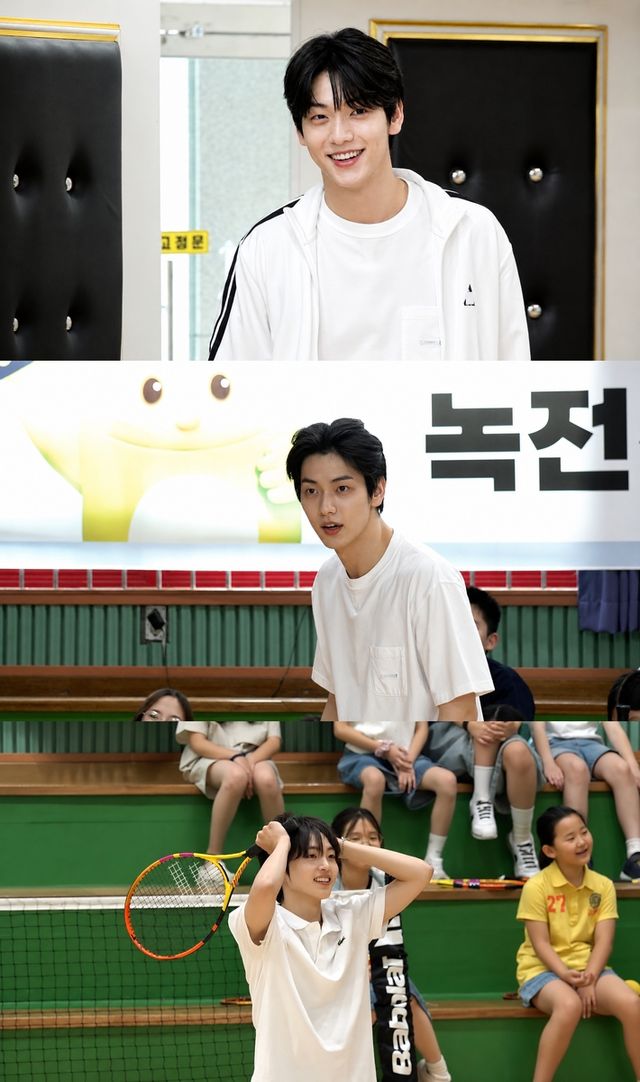 '제철리 마을회관'에 출연하는 투모로우바이투게더 수빈(위), 크래비티 형준