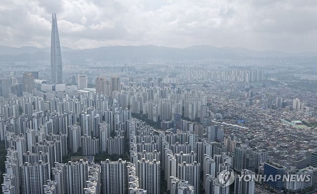서울 송파구의 아파트 단지 모습