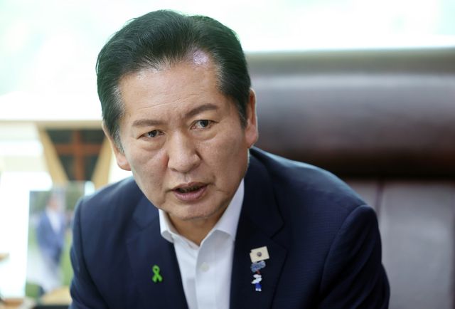 연합뉴스와 만난 정청래 후보