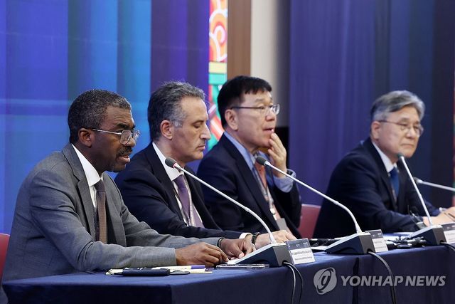 유네스코 세계유산위원회 기자회견