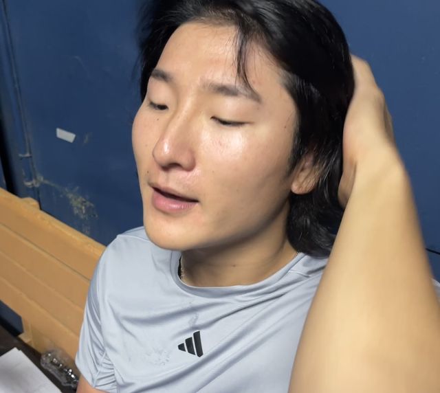 최형우 선배에 대한 미안한 마음을 전하는 두산 곽빈