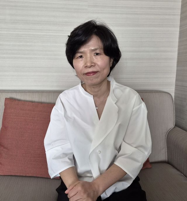 연합뉴스와 인터뷰하는 김현주 트랑스컬처스 대표