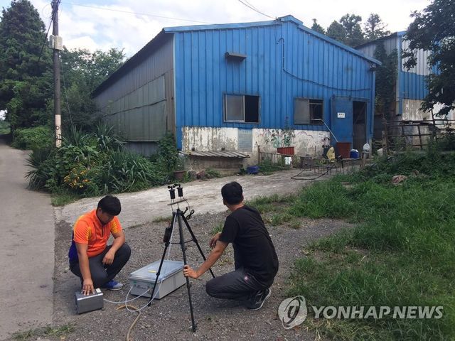 제주 양돈장 악취 측정