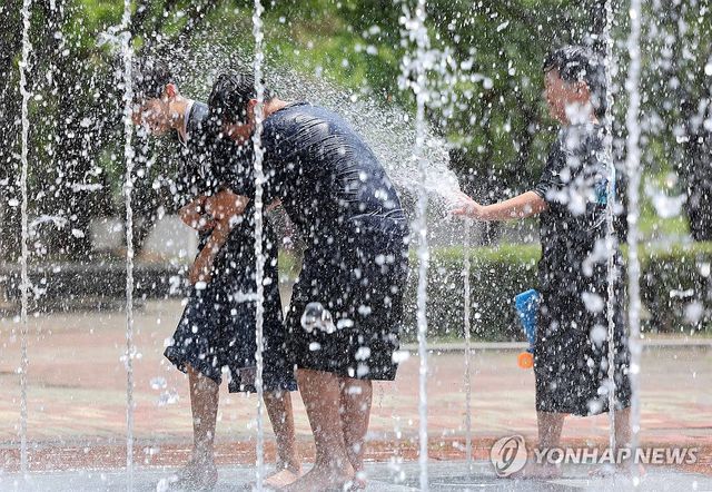 '폭염 풍경'